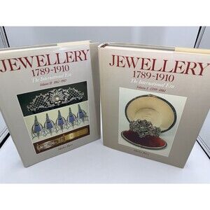 Jewellery 1789-1910 The International Era 2 Volume Set SIGNED Shirley Bury 1991